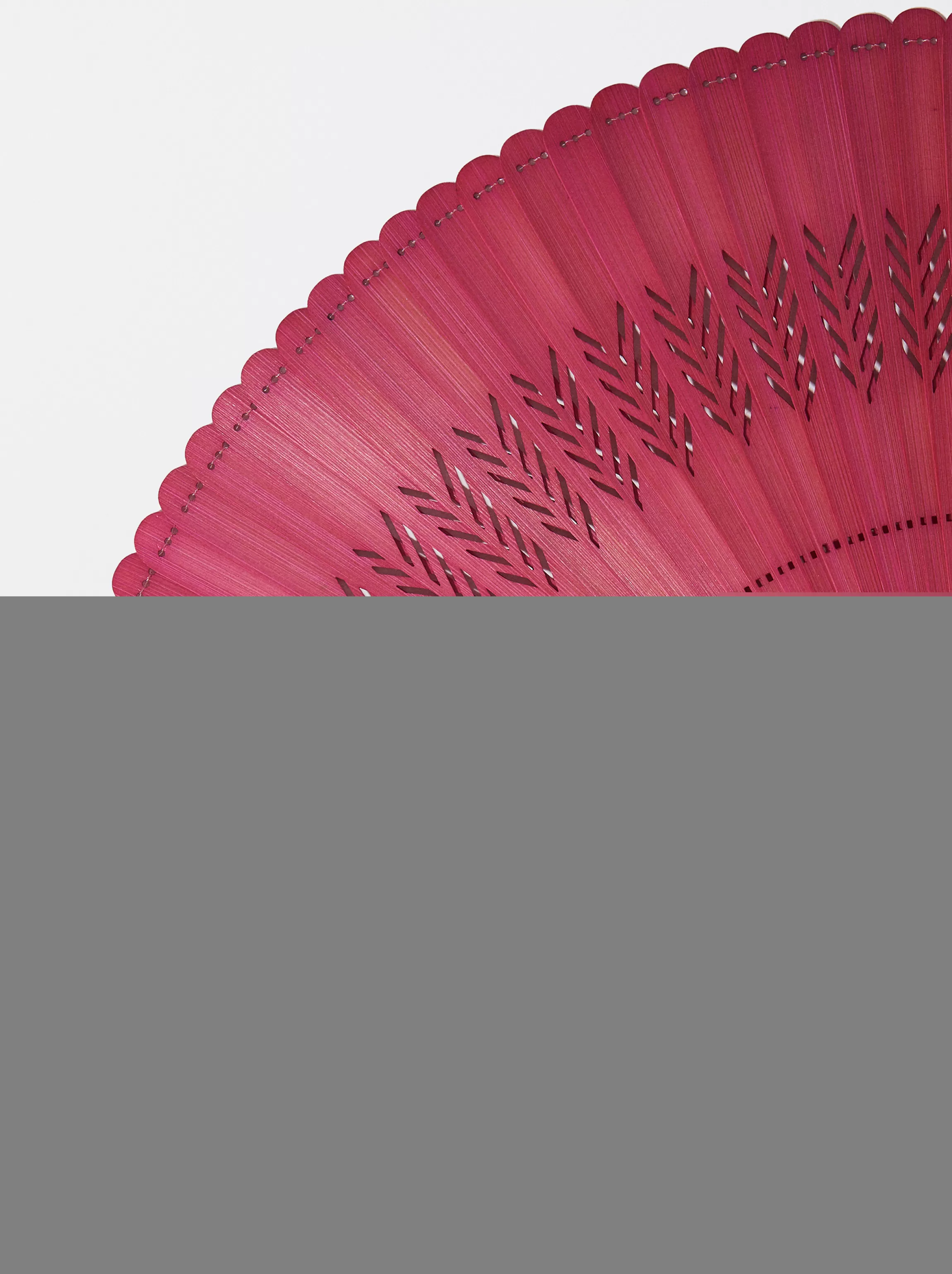 Mujer PARFOIS Abanicos*Abanico Bambú Con Perforado Rosa