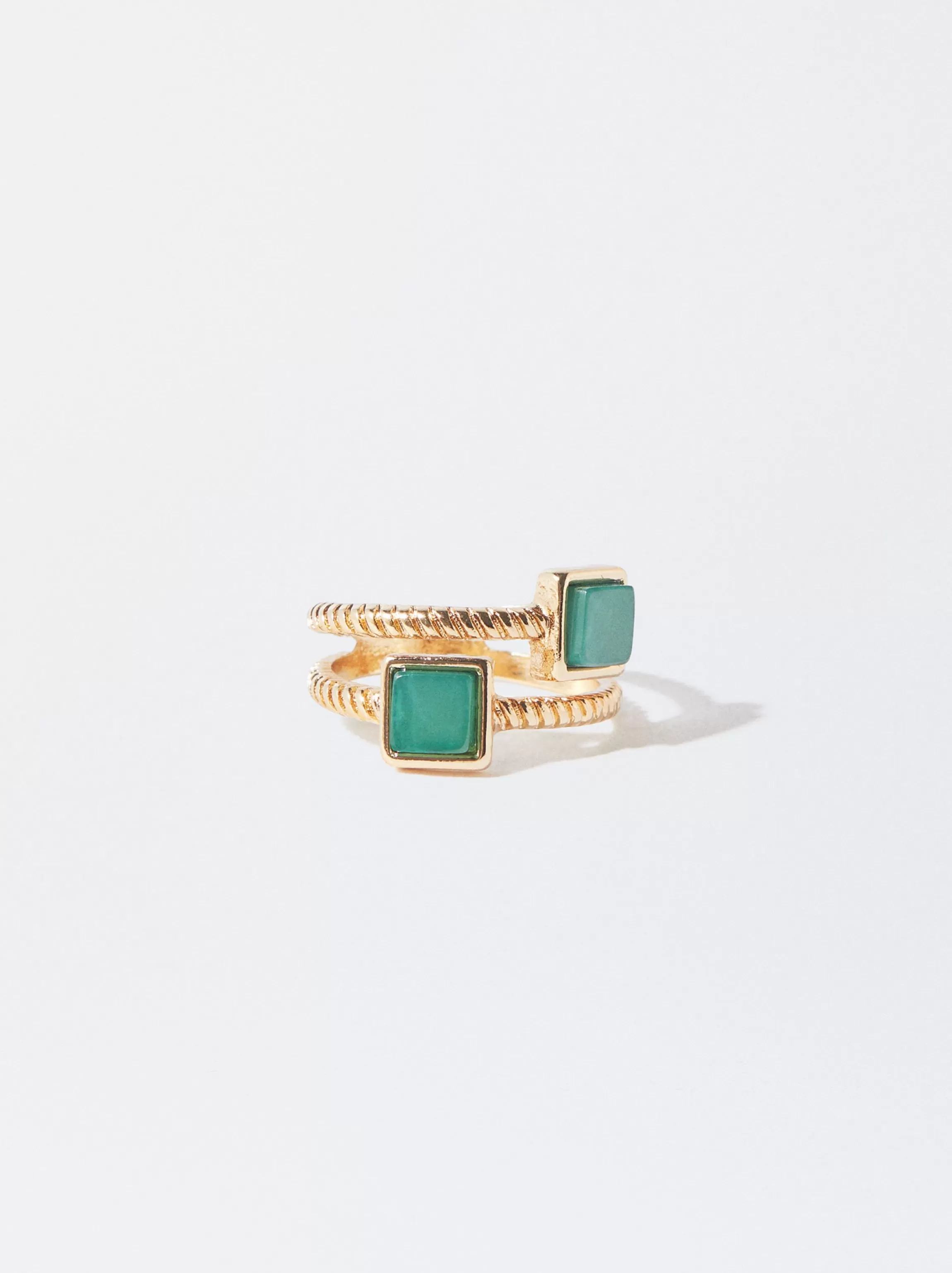 Mujer PARFOIS Anillos*Anillo Con Piedra Verde