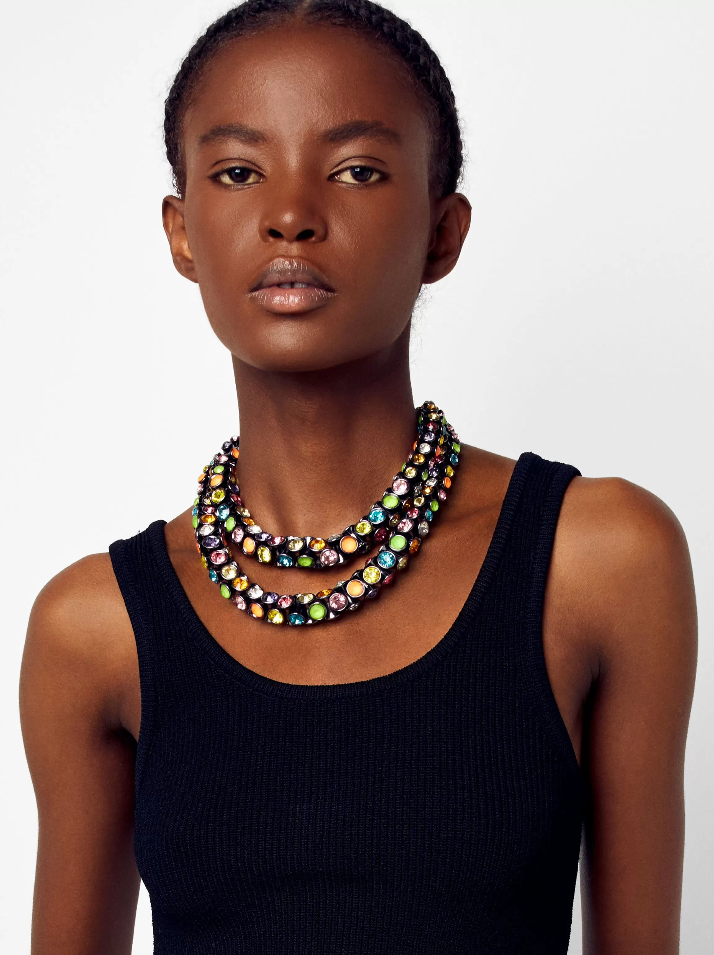 Mujer PARFOIS Trend Collection | Collares cortos*Collar Corto Piedra Multicolor Multicor