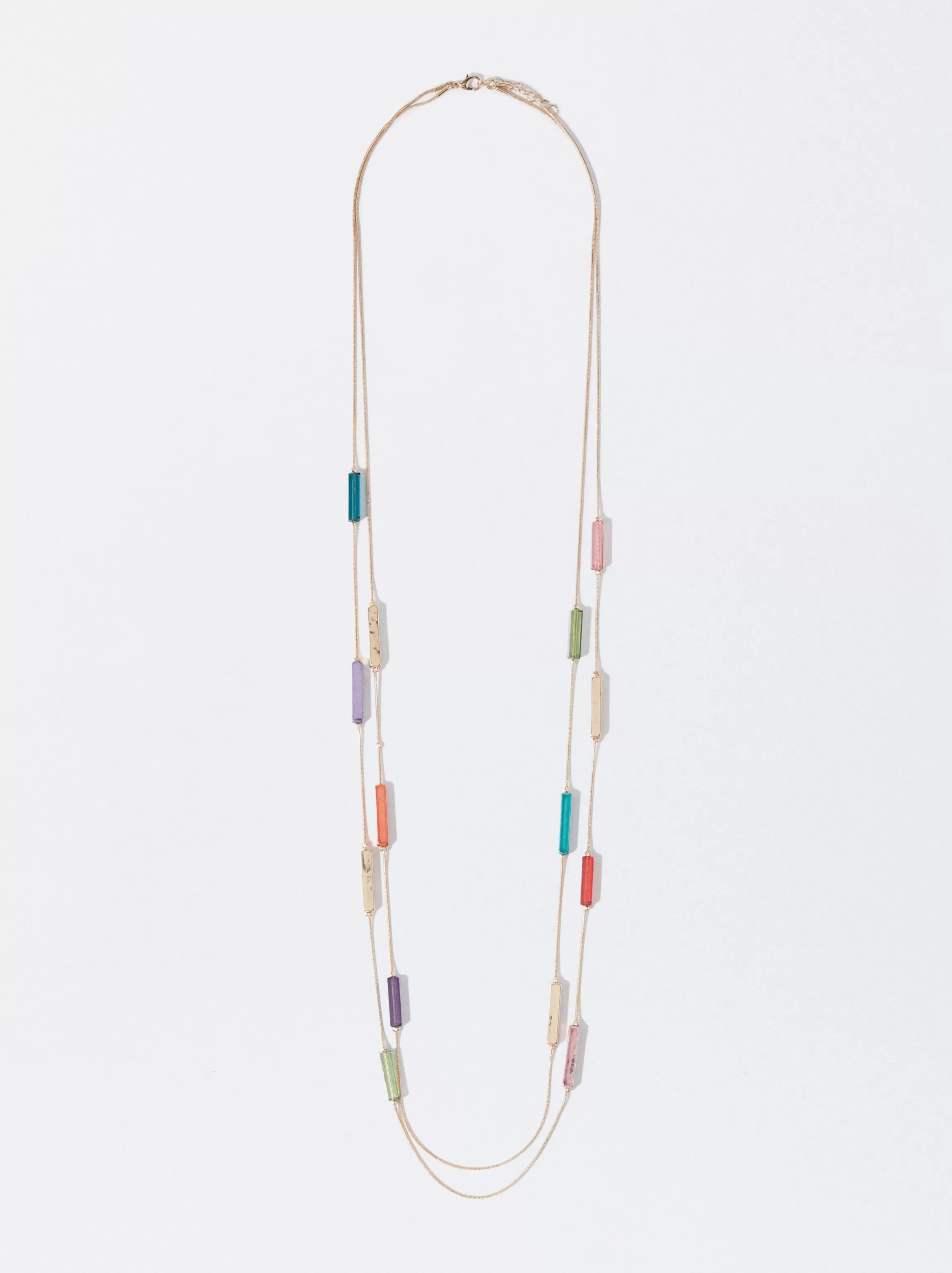 Mujer PARFOIS Collares largos*Collar De Oro Multicolor Multicor