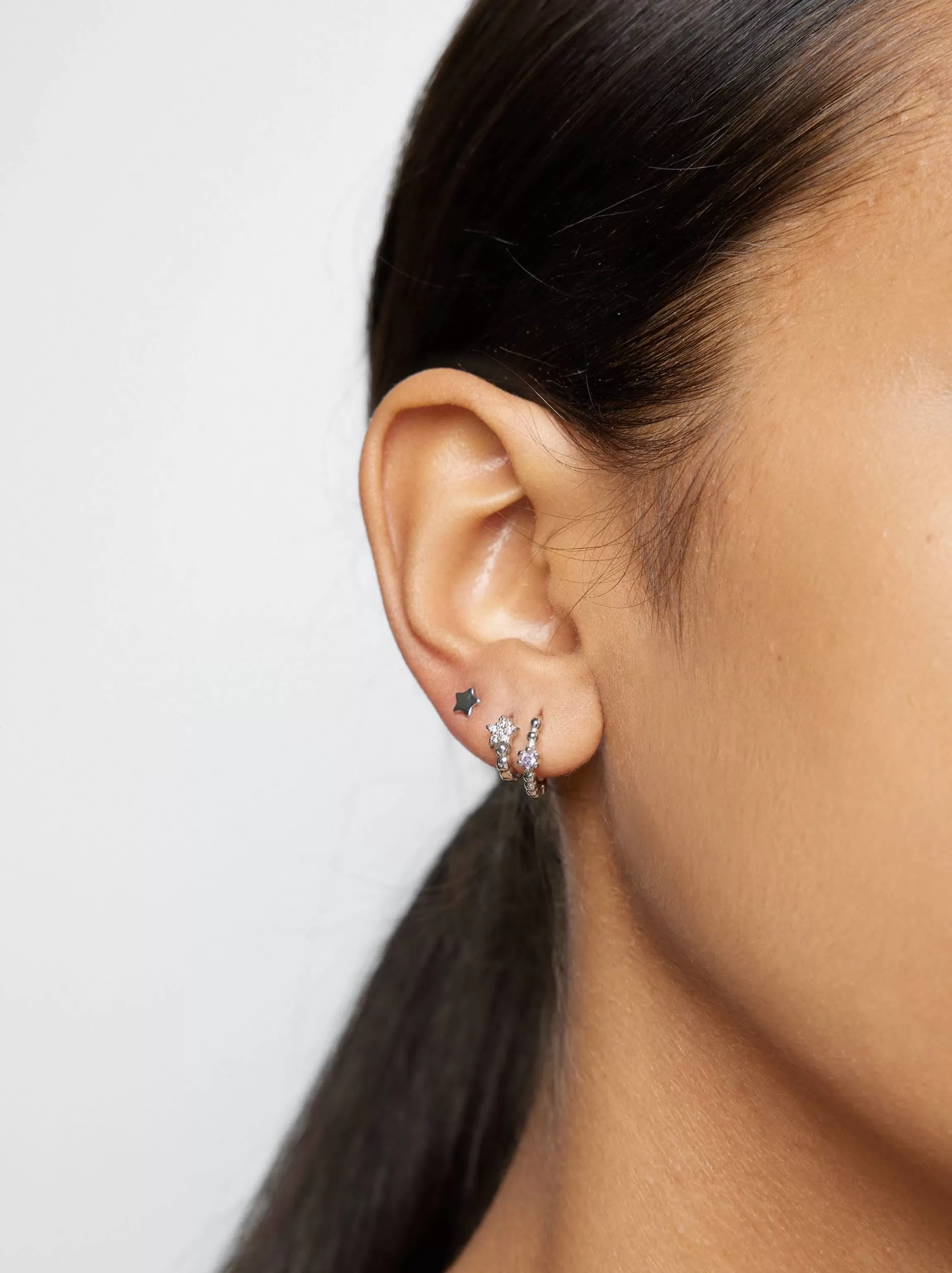 Mujer PARFOIS Conjunto de Pendientes | Pendientes de aro | Conjuntos*Conjunto De Pendientes Con Circonitas Multicor