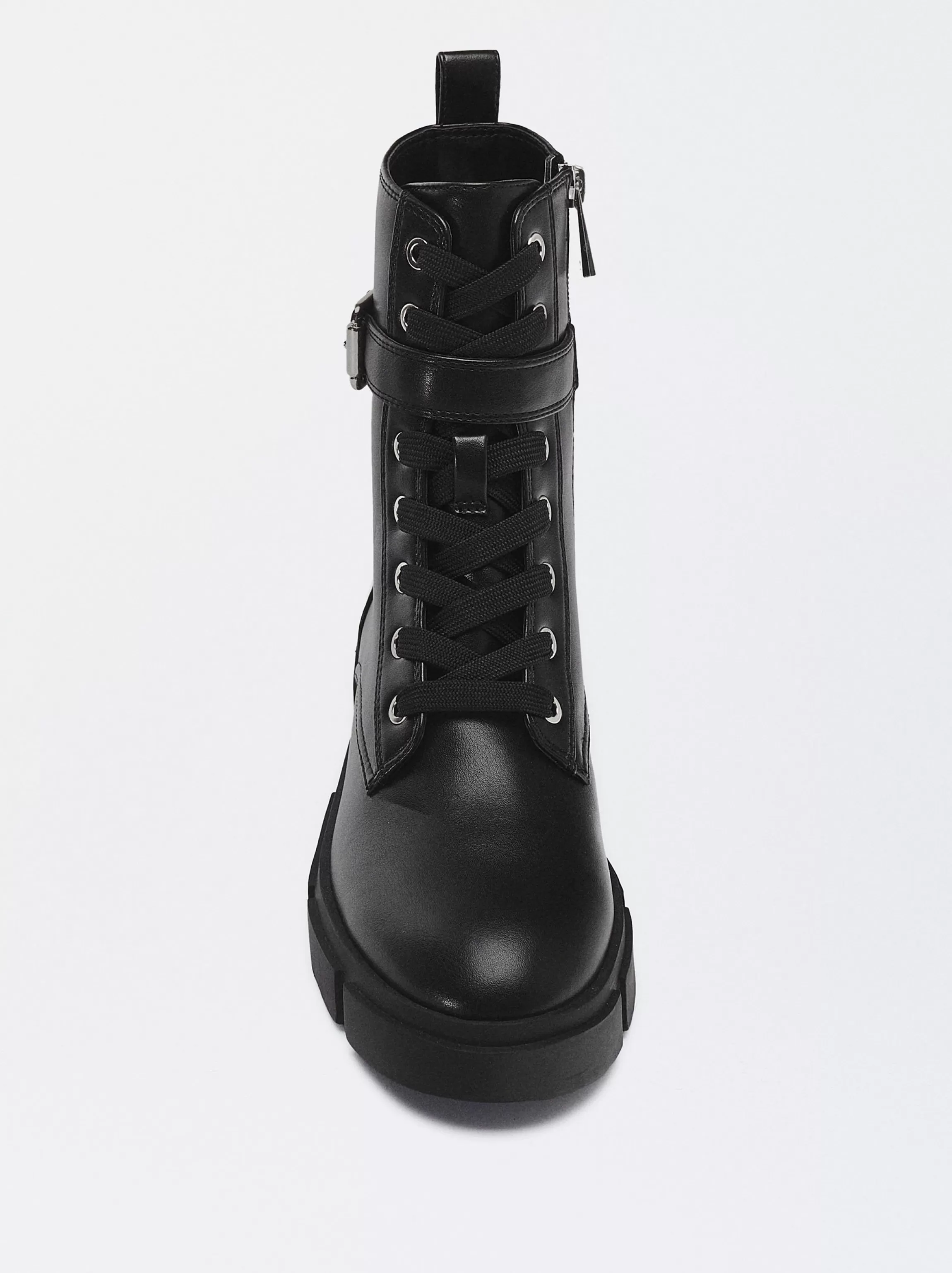Mujer PARFOIS Botas y Botines*Exclusivo Online - Botín Con Cordones Y Hebilla Negro