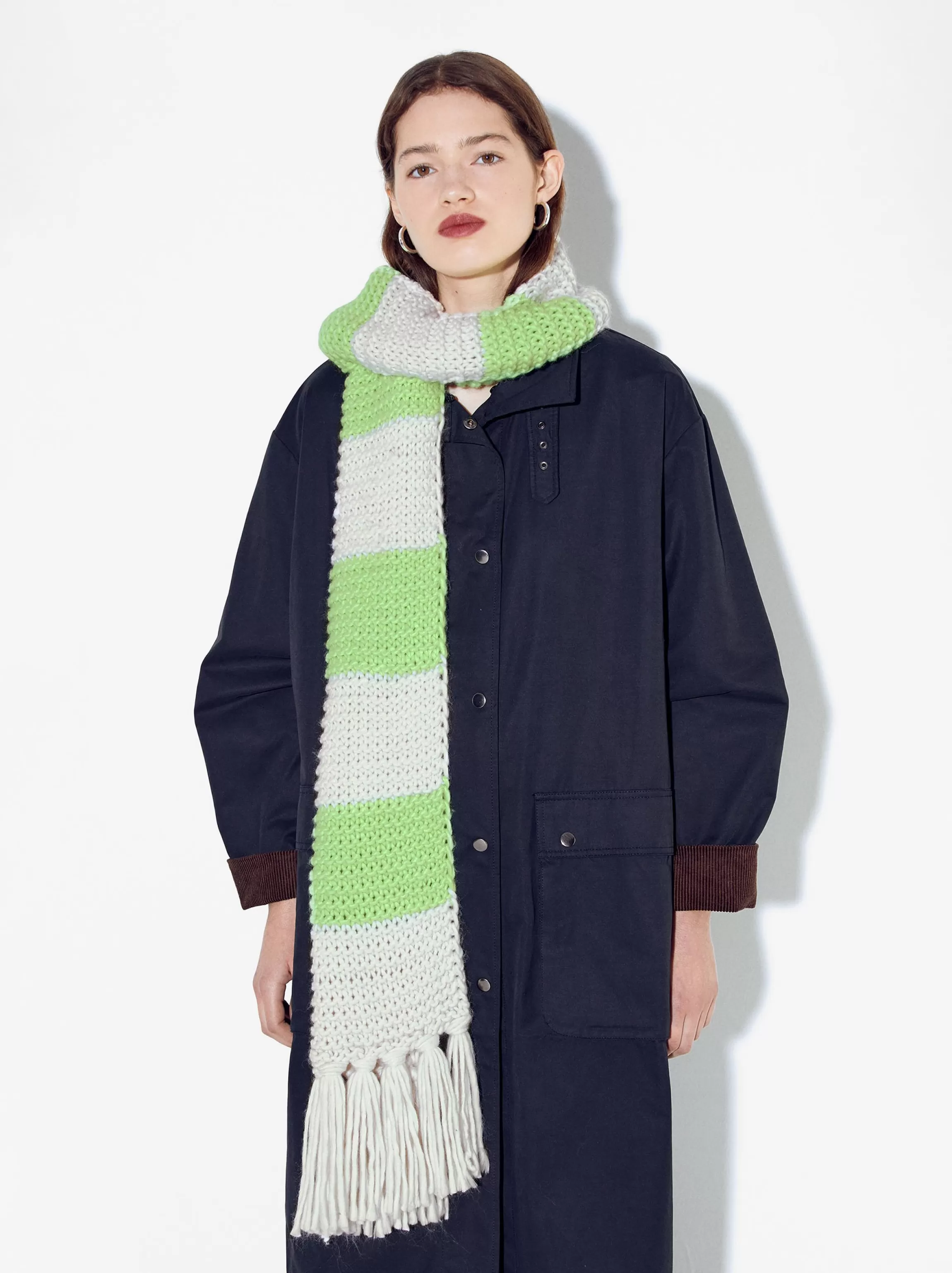 Mujer PARFOIS Bufandas*Exclusivo Online - Bufanda Bicolor Con Flecos Multicor