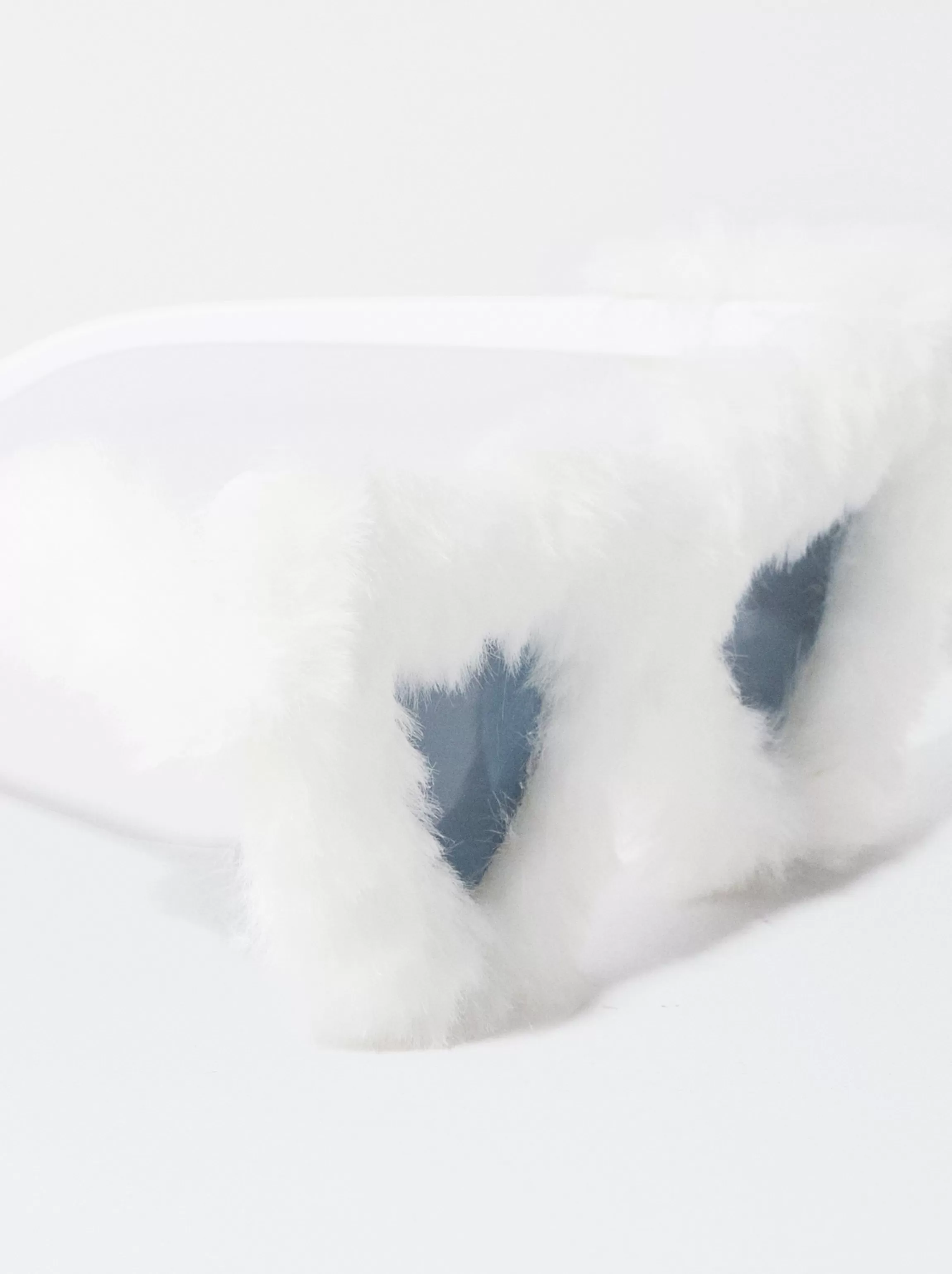 Mujer PARFOIS Gafas de sol de pasta | Gafas de sol Cat Eye*Exclusivo Online - Gafas De Sol Corázon Con Pelo Blanco