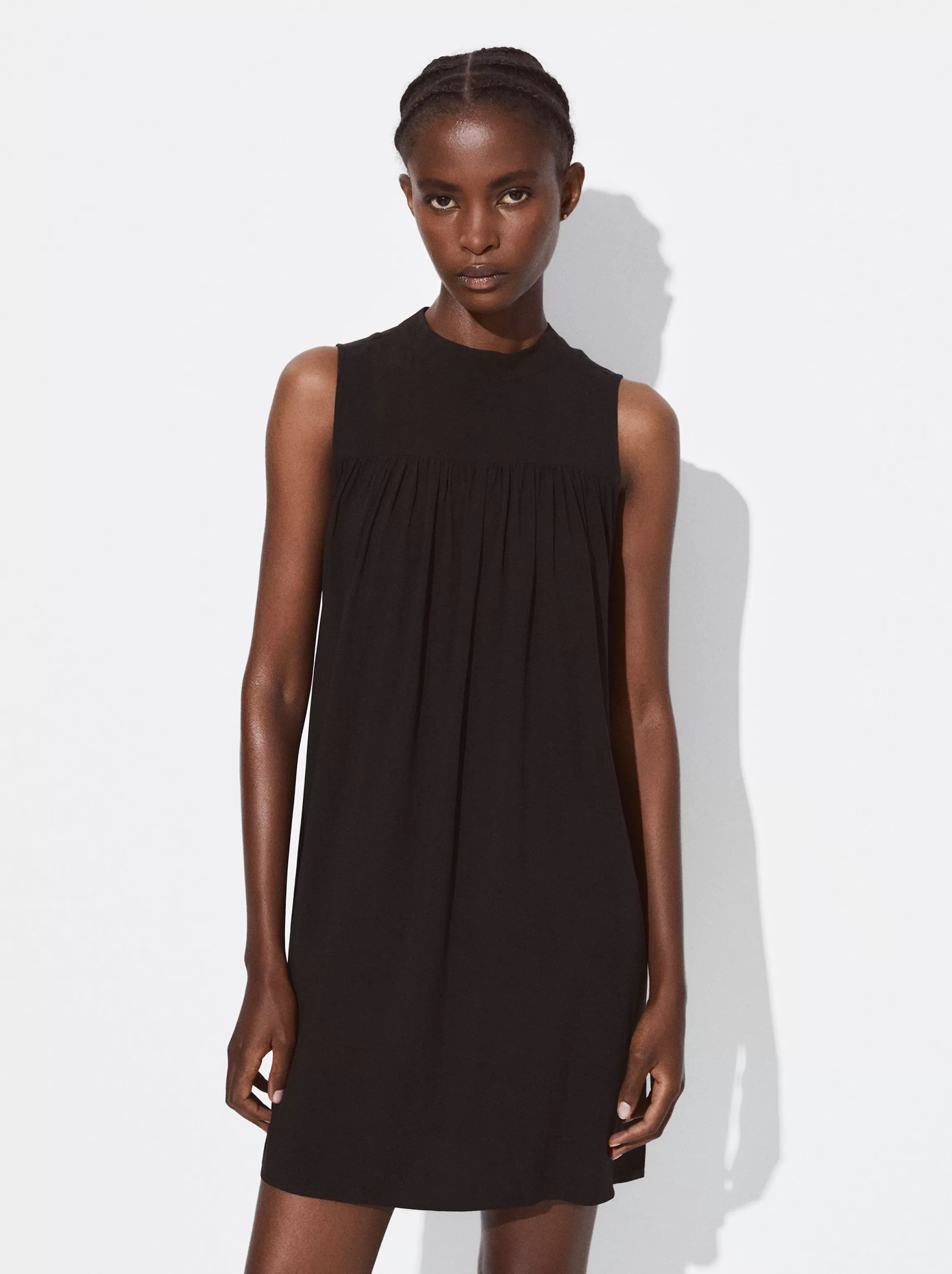 Mujer PARFOIS Vestidos*Exclusivo Online - Vestido Corto Con Volantes Negro