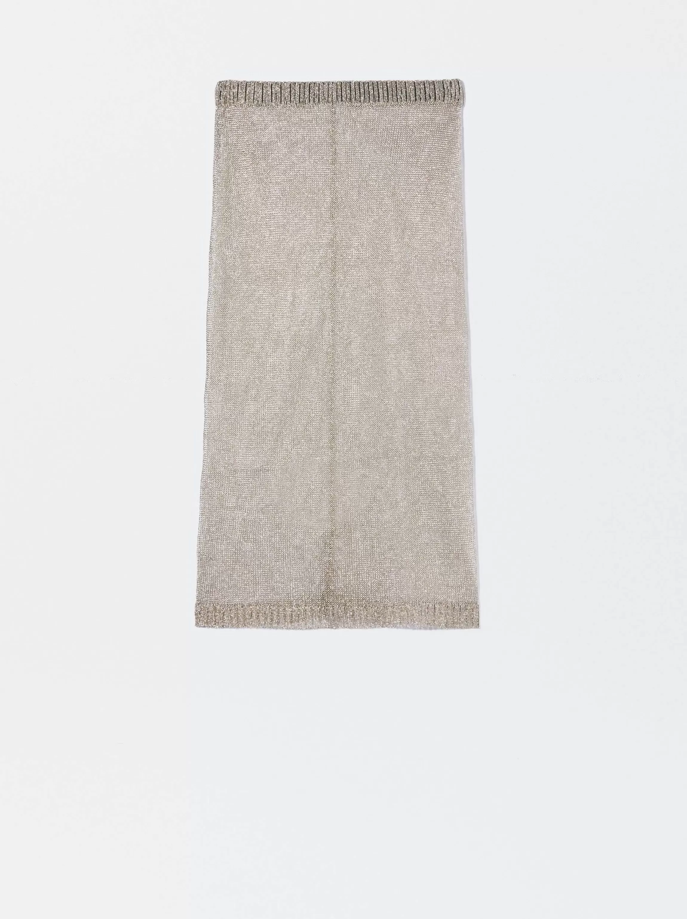 Mujer PARFOIS Faldas y Pantalones | Faldas y Shorts*Falda Midi Metalizada Plateado