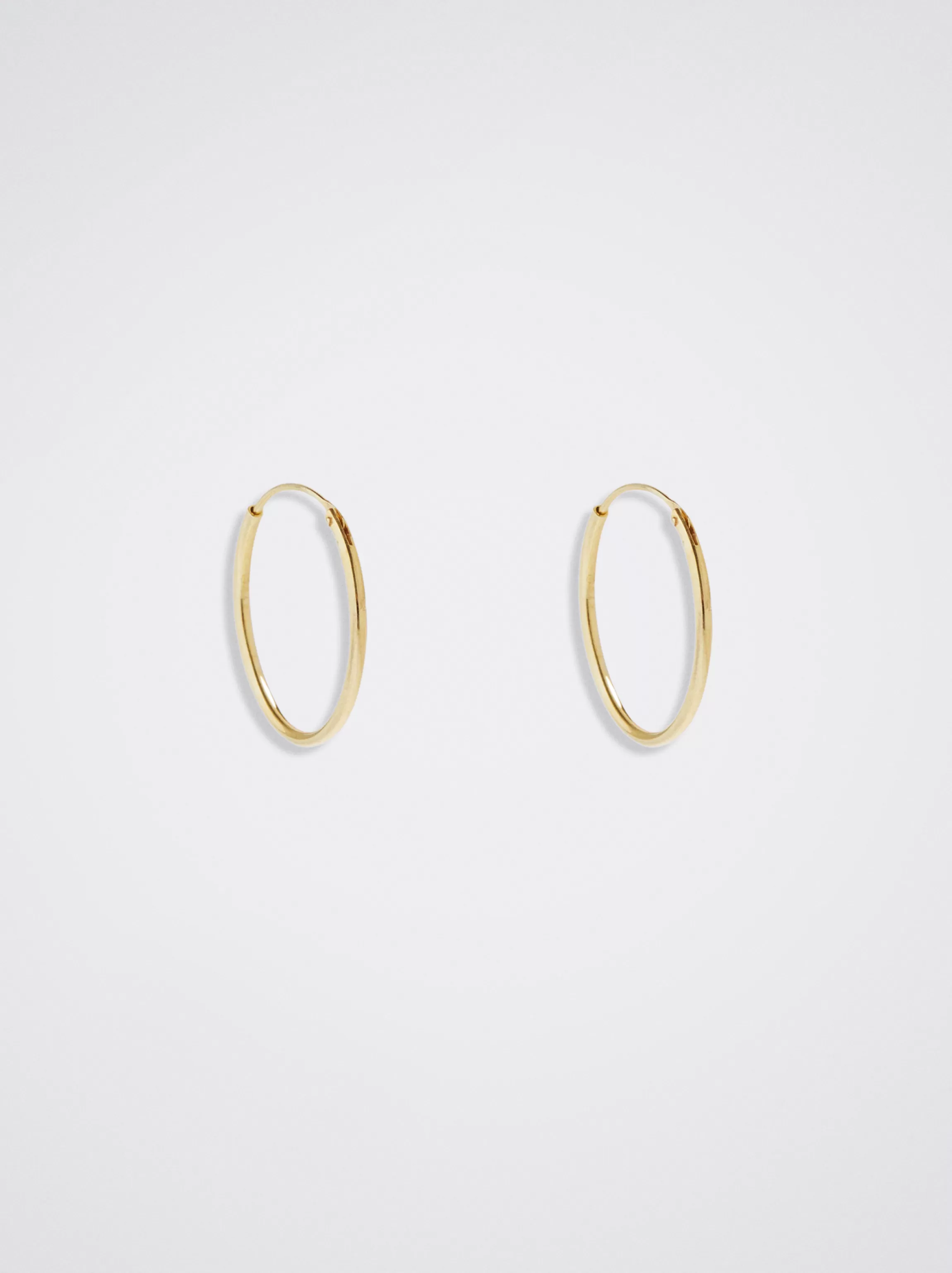 Mujer PARFOIS Básicos*Pendiente De Aro Cortos De Plata 925 Dorado