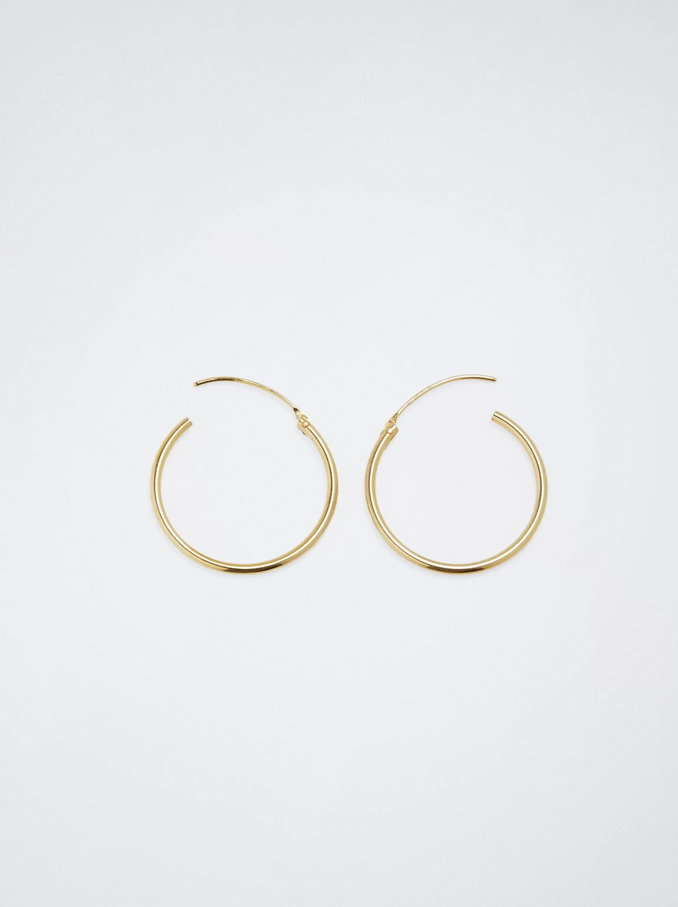 Mujer PARFOIS Básicos*Pendiente De Aro Cortos De Plata 925 Dorado