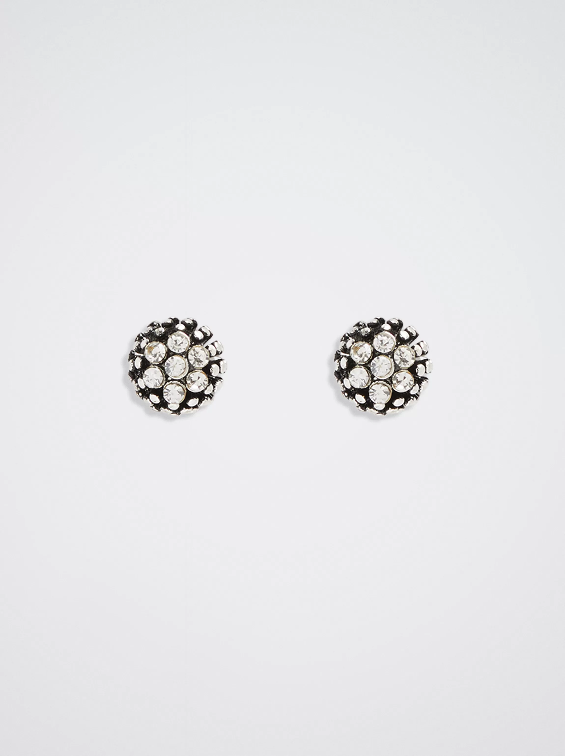 Mujer PARFOIS Básicos | Pendientes cortos*Pendientes Cortos Brillantes Plateado