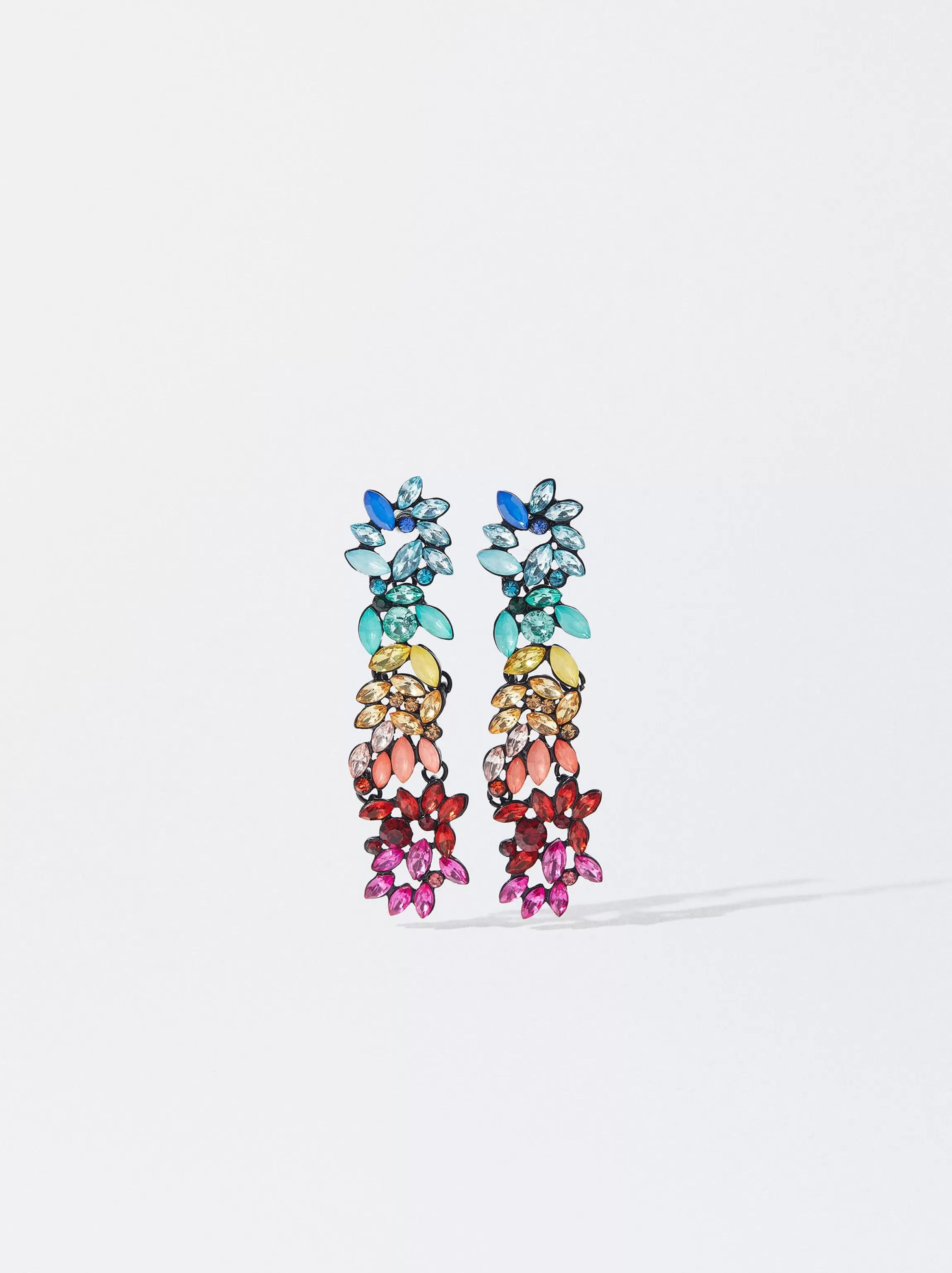 Mujer PARFOIS Trend Collection | Pendientes largos*Pendientes Largos Flores Multicolor Multicor