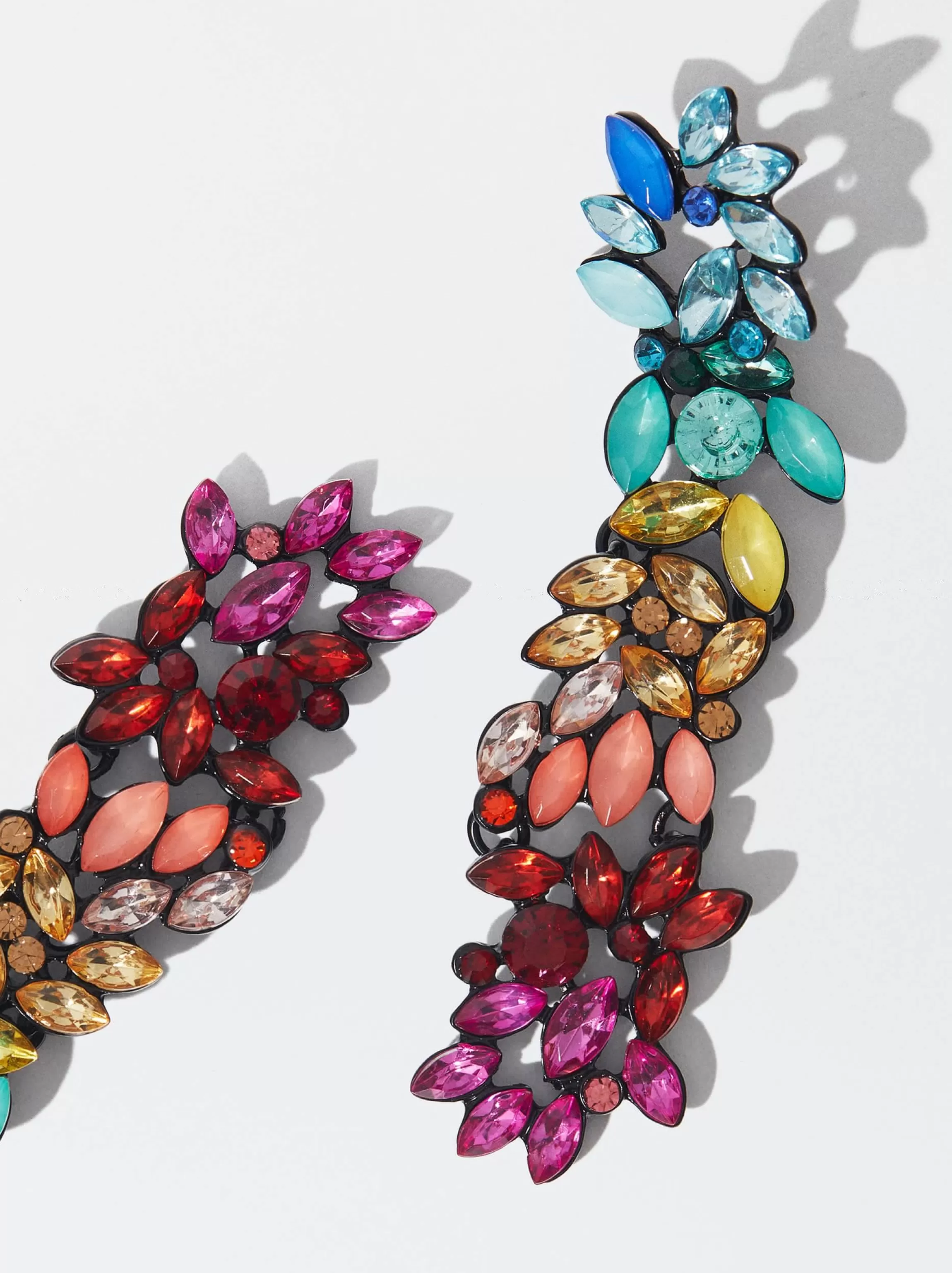 Mujer PARFOIS Trend Collection | Pendientes largos*Pendientes Largos Flores Multicolor Multicor