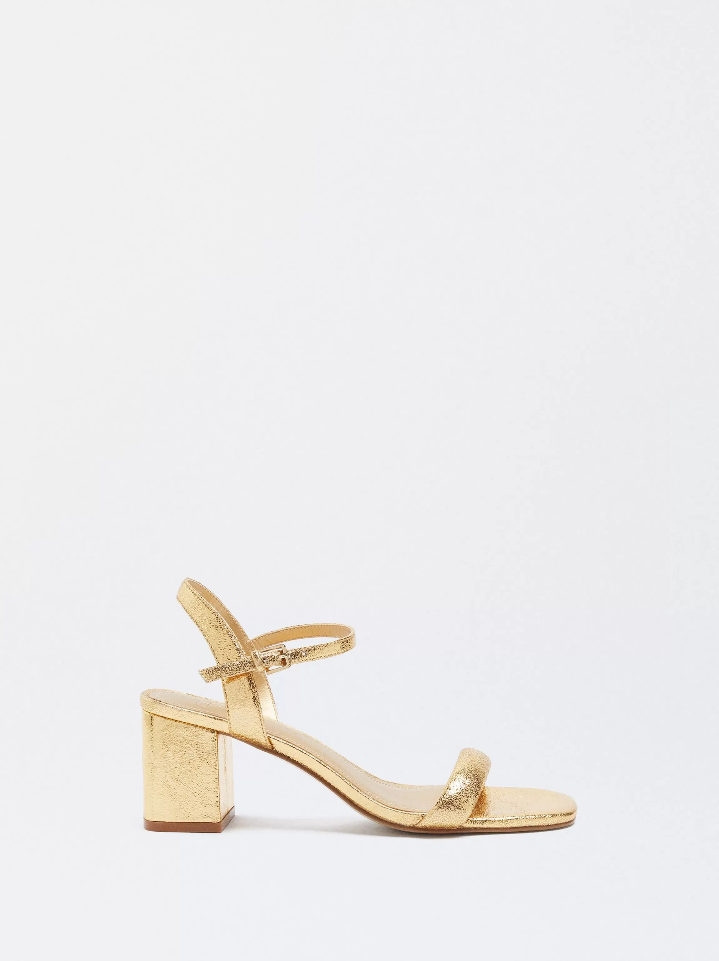 Mujer PARFOIS Sandalias | Zapatos de Tacón*Sandalia Tacón Metalizada Dorado